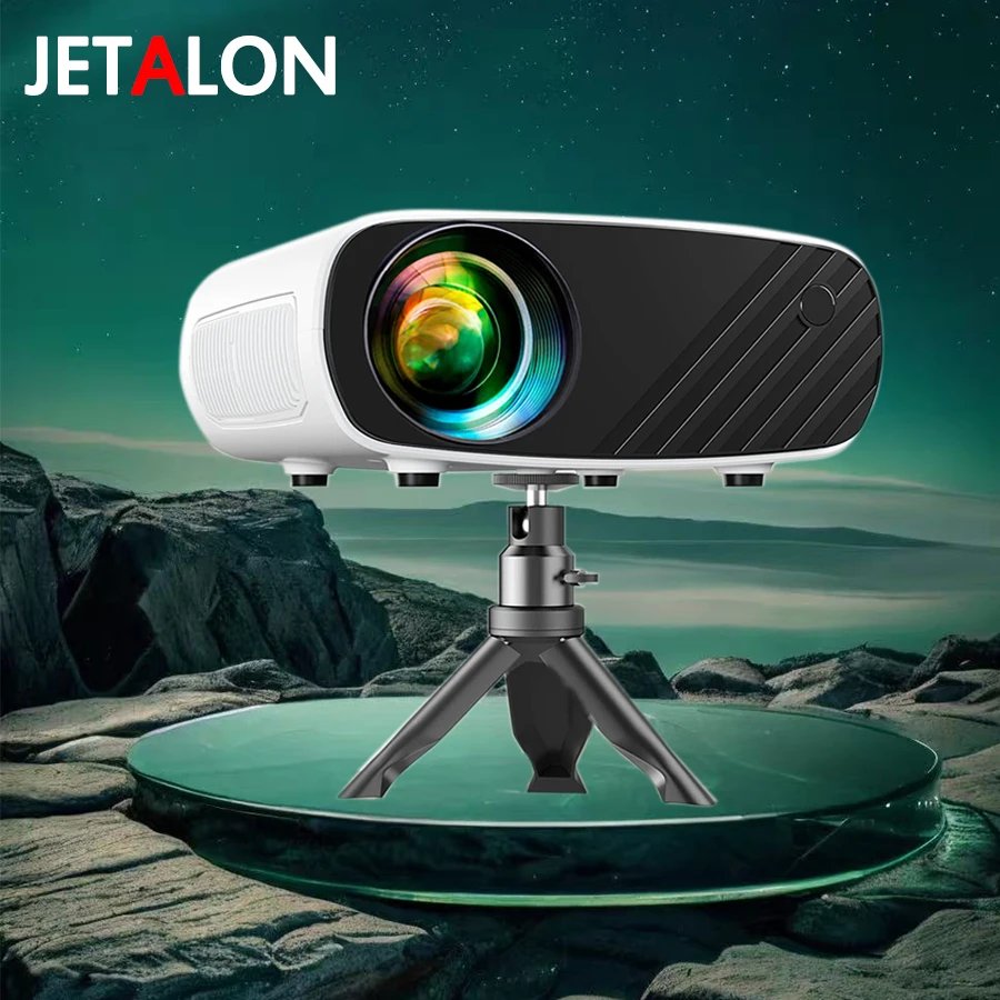 

2025 Ultra-clear Projector Support 4K 1080P 4500 Lumen Home Theater Projector Compatible with HDMI/USB Portable Projector