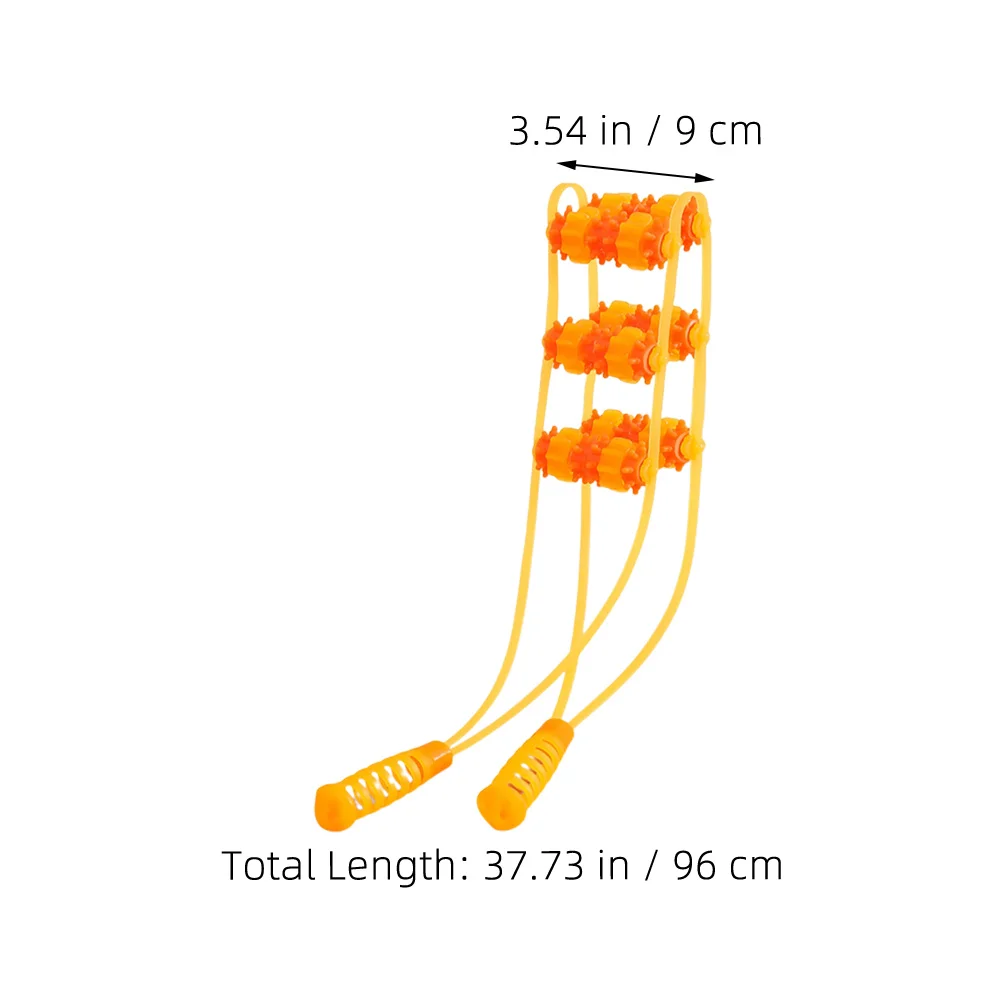 Rullo di massaggio manuale a 36 ruote per il sollievo della spalla del collo posteriore Rullo per il corpo dello strumento portatile per massaggiatore muscolare per l'home office