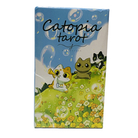 Catopia Tarot cards 78 Pcs Cute Kitten Tarot Deck For Beginners Oracle Card Game Board Game Toy