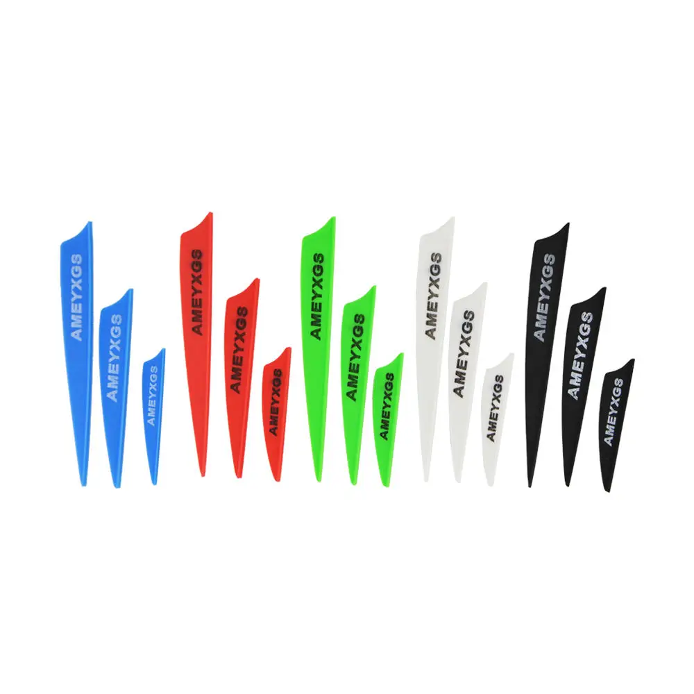 

Archery Arrow Feather 2inch 3inch 4inch Rubber Fletching Colorful Arrow Vanes For Fiberglass Carbon Arrows Accessories