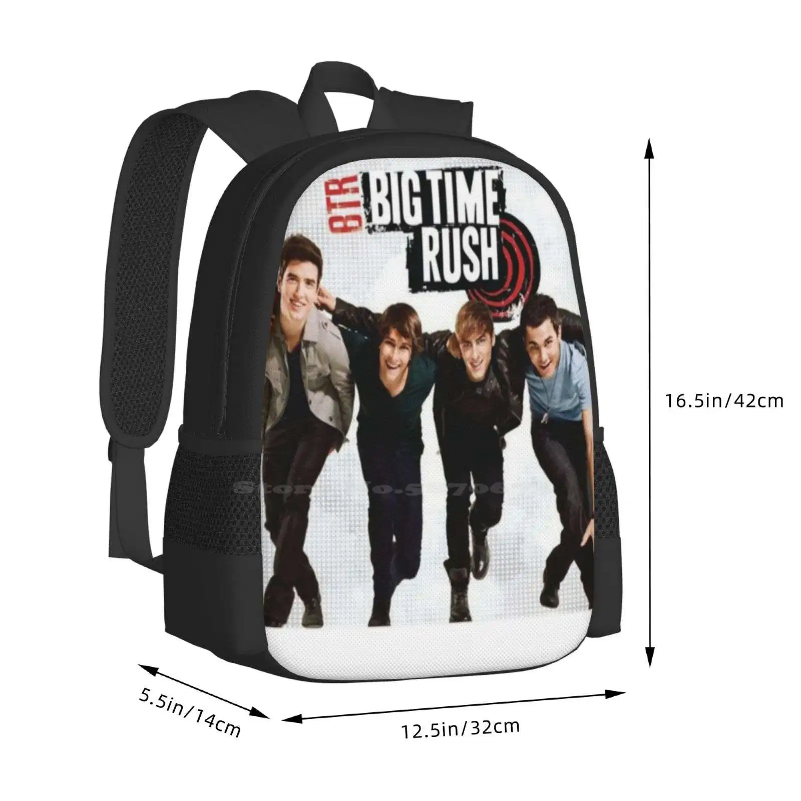 Big Time Rush Teen College Student Backpack Pattern Design Bags Big Time Rush 2021 Victorious Hulu Big Time Rush Cast 2021