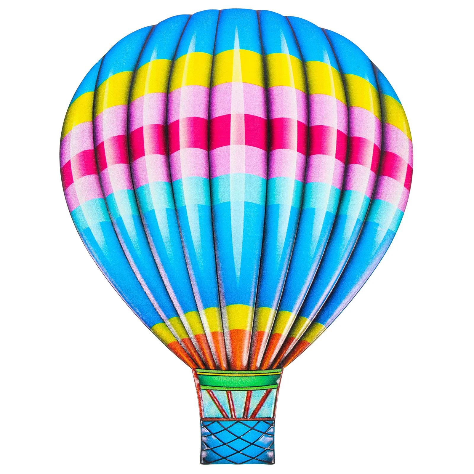 Hot Air Balloon Pendant Colorful Outdoor Wall Hanging Ornament Garden Patio Home Decor