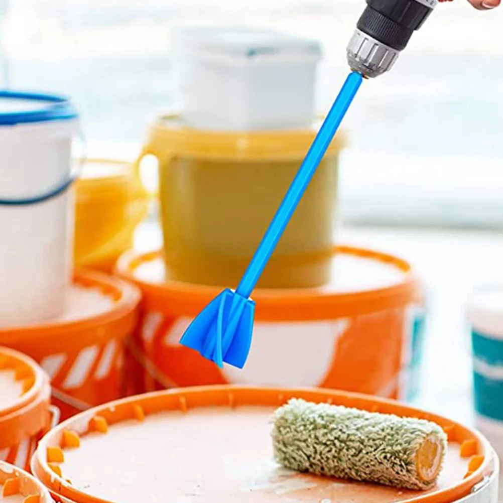 อุปกรณ์ผสมสีแบบเจาะ 12 ชิ้น สำหรับผสมอีพ็อกซี่ เรซิ่น เซรามิก น้ำยาเคลือบ ของเหลวข้น ใช้ซ้ำได้ พร้อมแกนหกเหลี่ยม