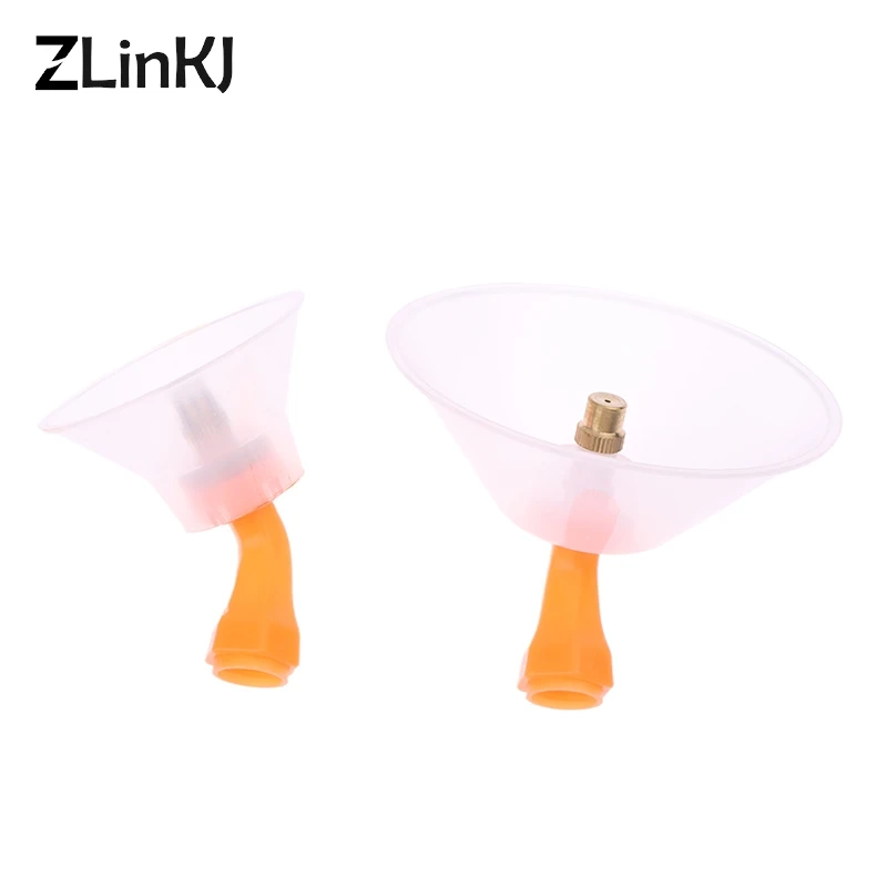 2pcs 6/10/13cm Agricultural Copper Nozzle Garden Irrigation Adjustable Windproof Cover Long Service Life Anti Corrosion