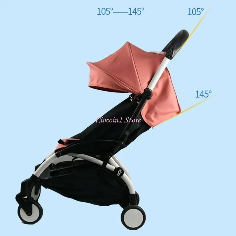 

Y1UB Baby Carriage Liner Waterproof Stroller Canopy Cover Cotton Cushion