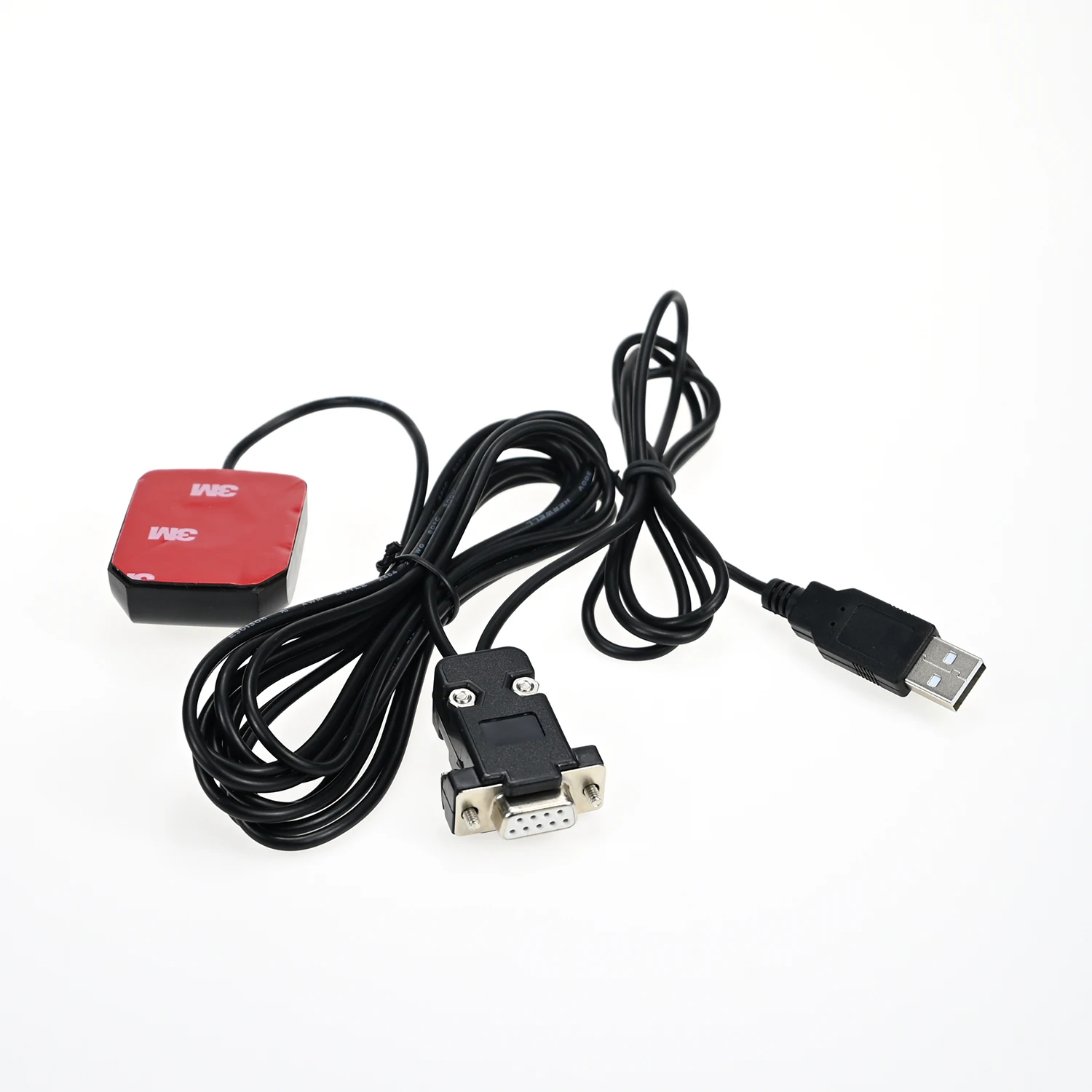 QUESCAN RS232 Receptor GPS Serie DB9 con alimentación USB NMEA0183 Antena RS-232 4800 - 921600 baudios 1-10Hz