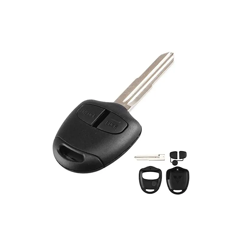 2 Buttons MIT11R Remote Car Key Shell For Mitsubishi Lancer Outlander Pajero V73 Galant Montero Sport Body Kits Car Accessories