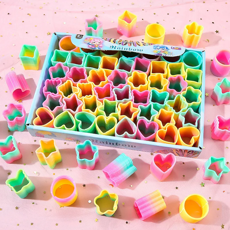 Rainbow Stacking Music Nostalgic Puzzle Set - Educational Toy for Boys & Girls Spring CircleMagic Small Plastic Gift Toy