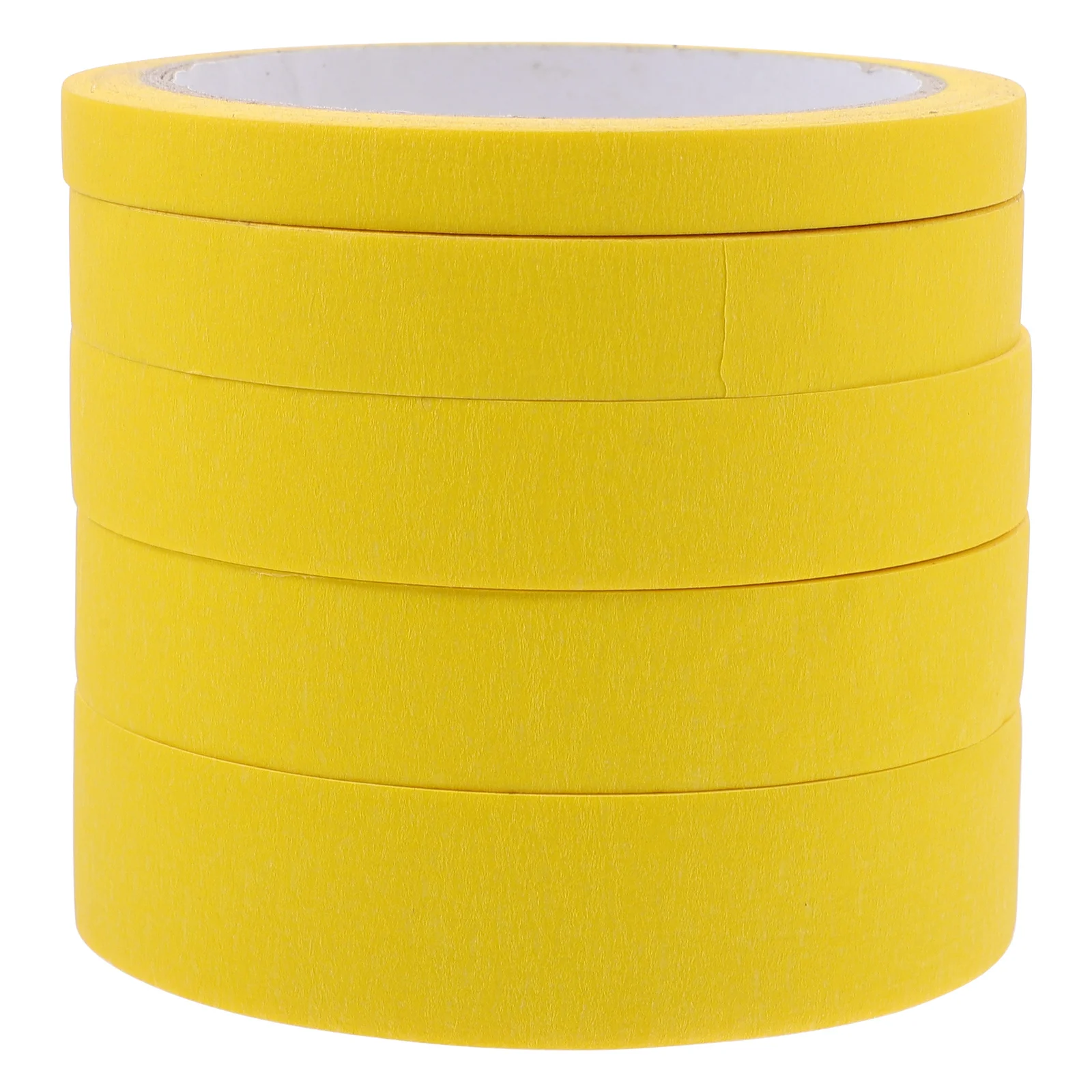 5 rollos de cinta adhesiva duradera, protección fácil de rasgar para muebles de coche, pintura en aerosol, cinta de papel colorida, cintas de papel artísticas