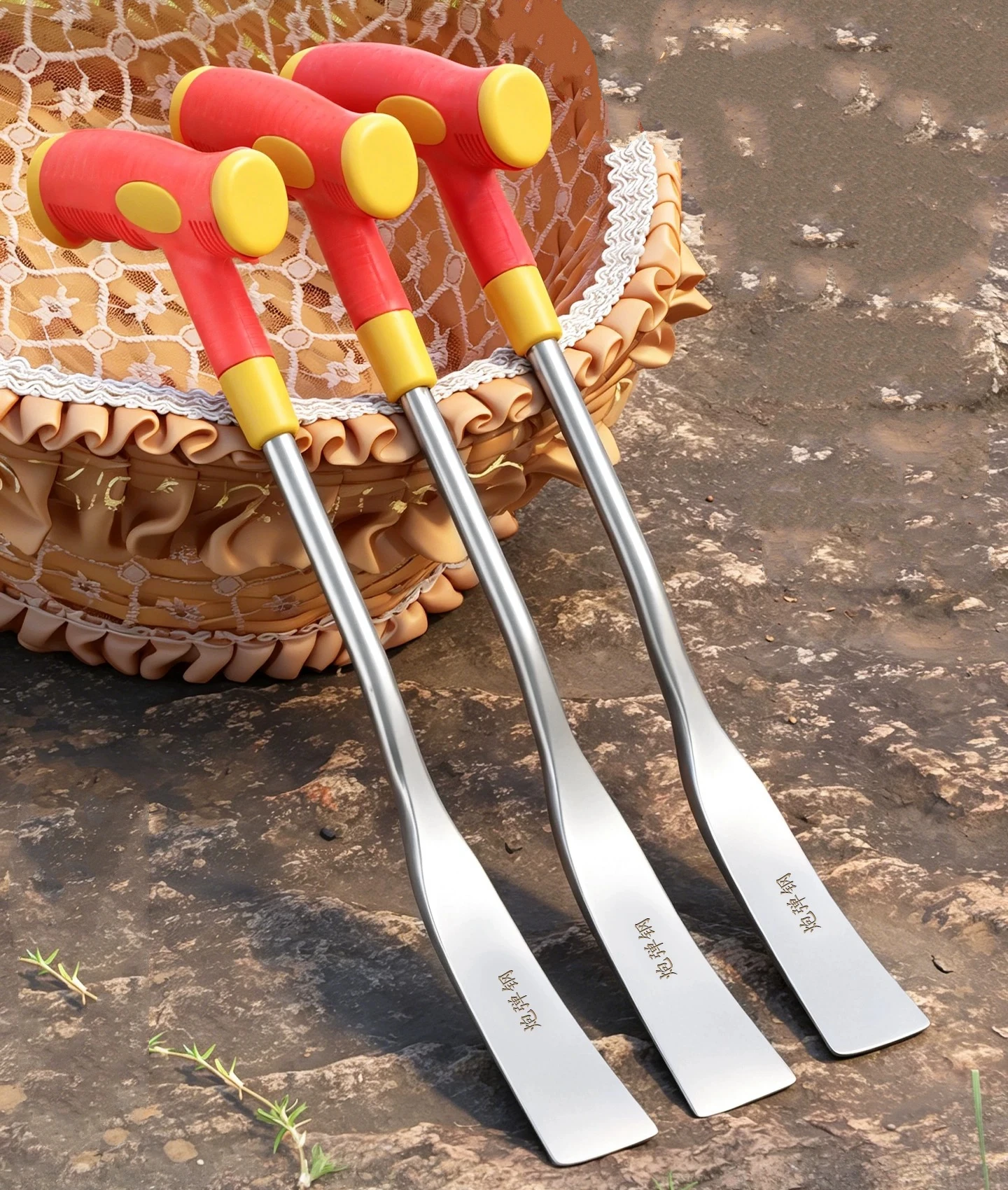Multifunction Garden Trowel Agricultural Gardening Weeding Trowel Tools,Manual Transplanting Shovels, Flower Succulent Planting