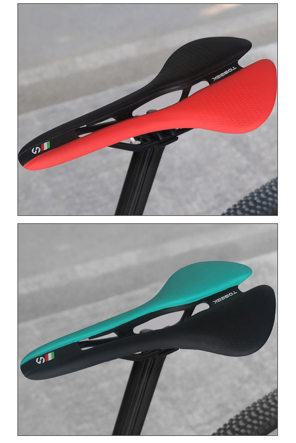 Fahrradsattel Ultraleicht MTB/Rennrad Sitzkissen Komfortabler Ergonomischer Fahrradsattel Langlebiges Zubehör für Straßen- und Gravel-Fahrräder – Detail 12
