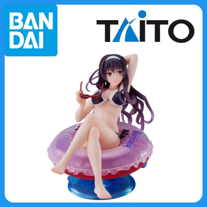 In Stock Genuine TAiTO Saenai Heroine No Sodatekata Fine Kasumigaoka Utaha Aqua Float Girls Anime Figure Garage Kit Model Toys