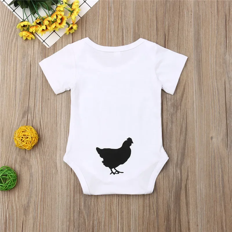 

0-24months Boys Rompers Letter Printed Short Sleeve Cool Comfortable Garment Bodysuit