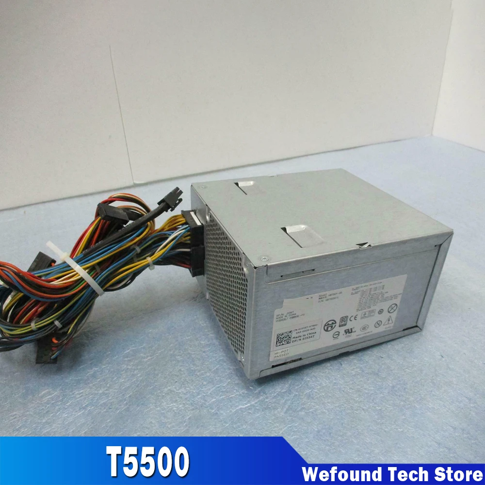 Power Supply For DELL T5500 Workstation  H875EF-00 P/N: D875E001L DP/N 0J556T