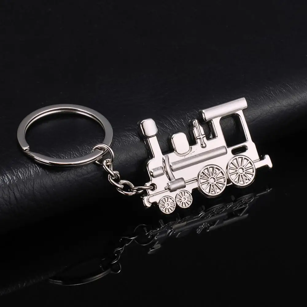Aircraft Airplane Model Train Keychain Metal Keyring Holder Men Car Key Accessories Hanging Ornament Key Chain Creative Gift