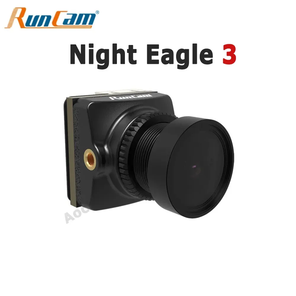 

RunCam Night Eagle 3 V2 1500TVL 8.5g Ultra Light FOVD NTSC/PAL CMOS FPV Starlight Night Vision Camera for FPV RC Drone