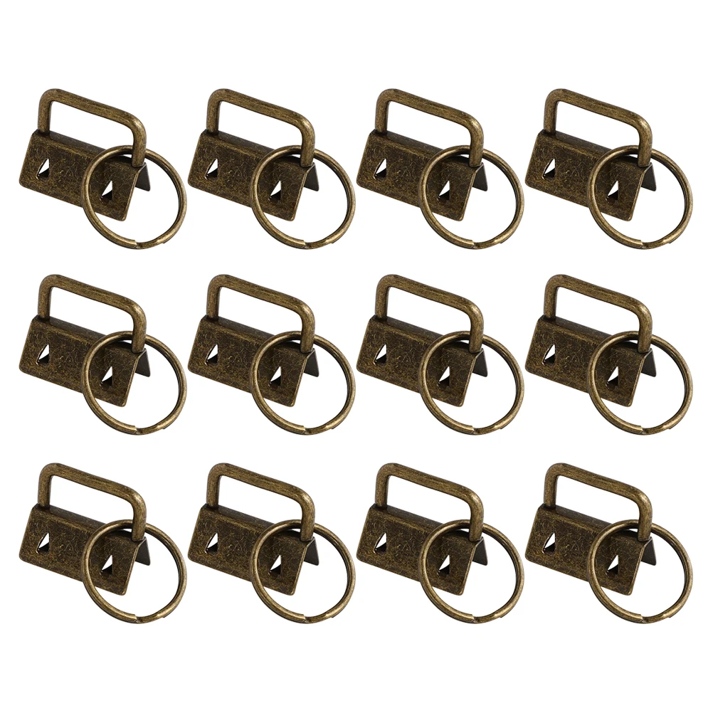 

50pcs Webbing Clip Wrist Lanyard Keychain Suitcase Fob Hardware Metal Wristlet Durable Straps Handmade Jewelry Accessories