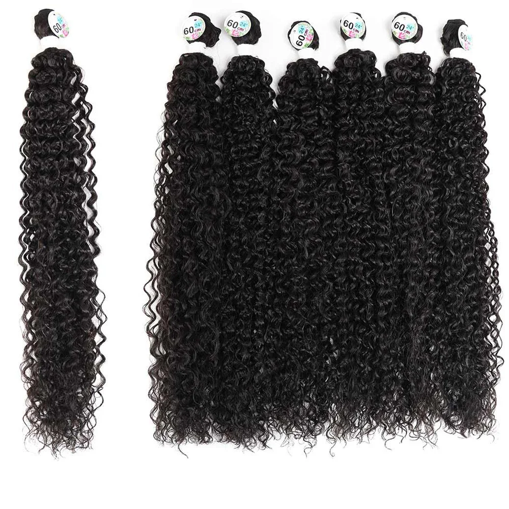 Long Curly Bundles Synthetic Hair Extensions Loose Wave 100g/1pcs 24 26 28inch Heat Resistant Wave Hair Extensions For Women