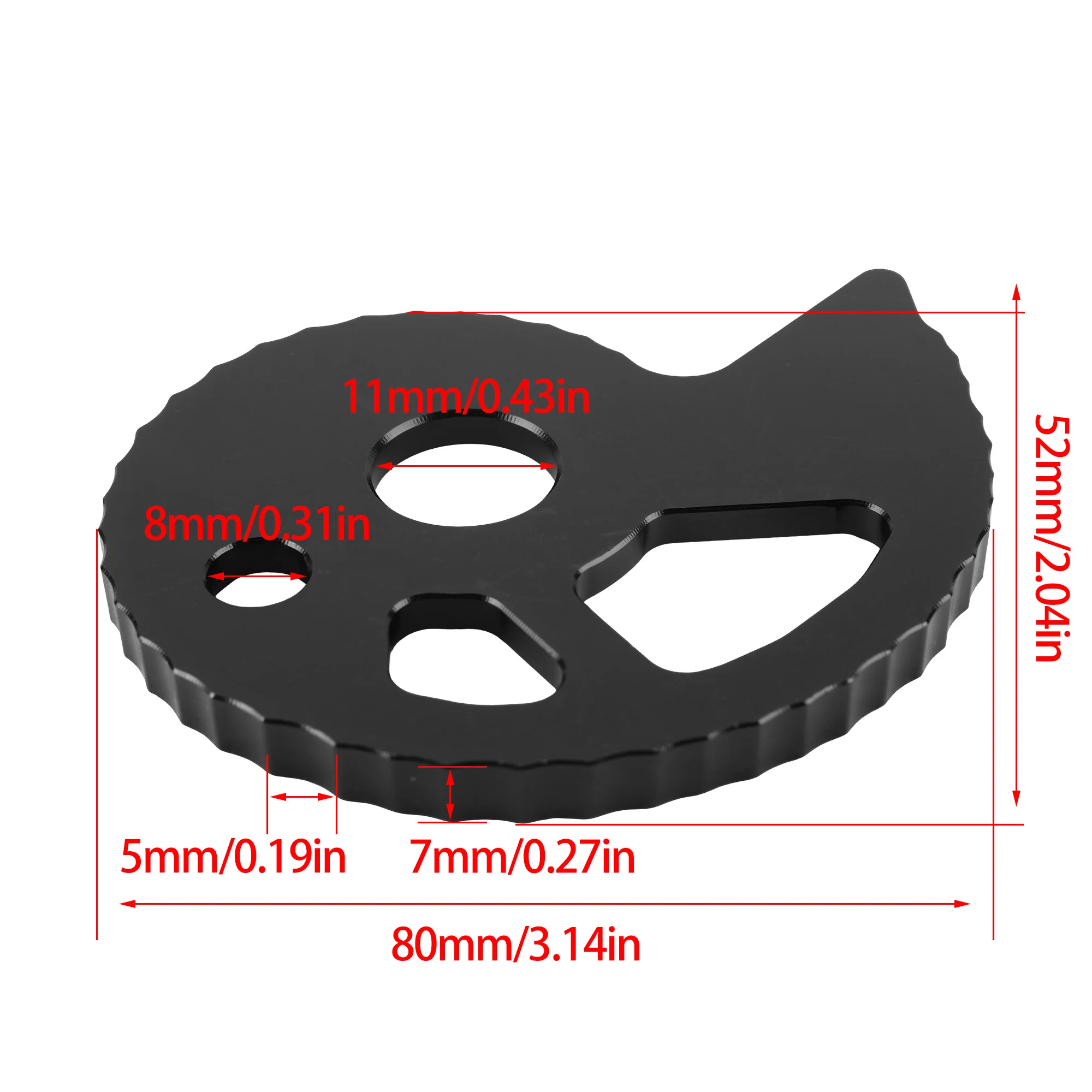 ホンダ ヤマハ DT125R TTR CRF150F 230F CRM250 オートバイ チェーンアジャスター ガイド レギュレーター 左右セット モトクロス アクセサリー