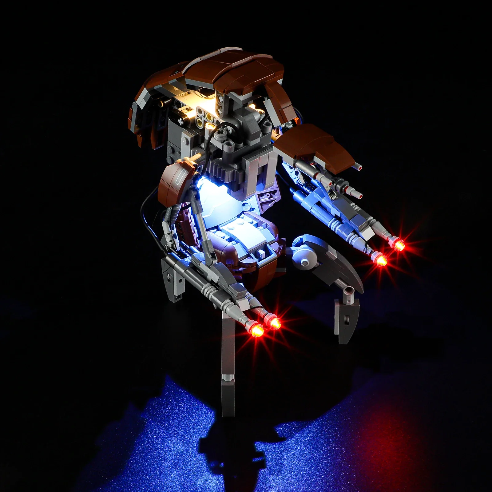 Starsing Wars Movie Lighting Set For 75381 Buildable Droideka Not Include Building Blocks (Only Led Light Kit)