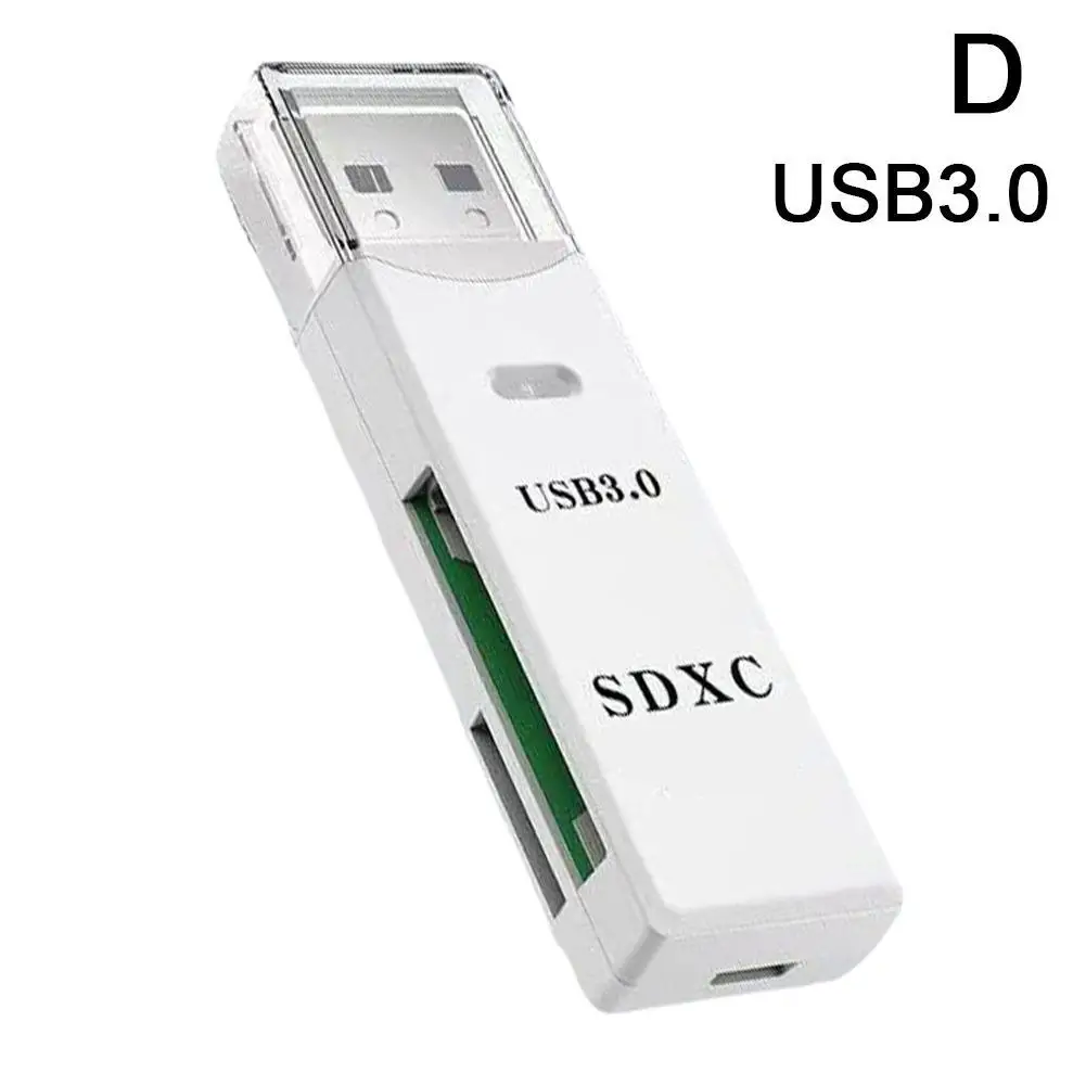 Adaptateur de lecteur de carte mémoire USB 3.0, adaptateur de lecture de carte mémoire USB3.0 vers TF pour carte CF/TF/SD XD/M2/MS C3M6