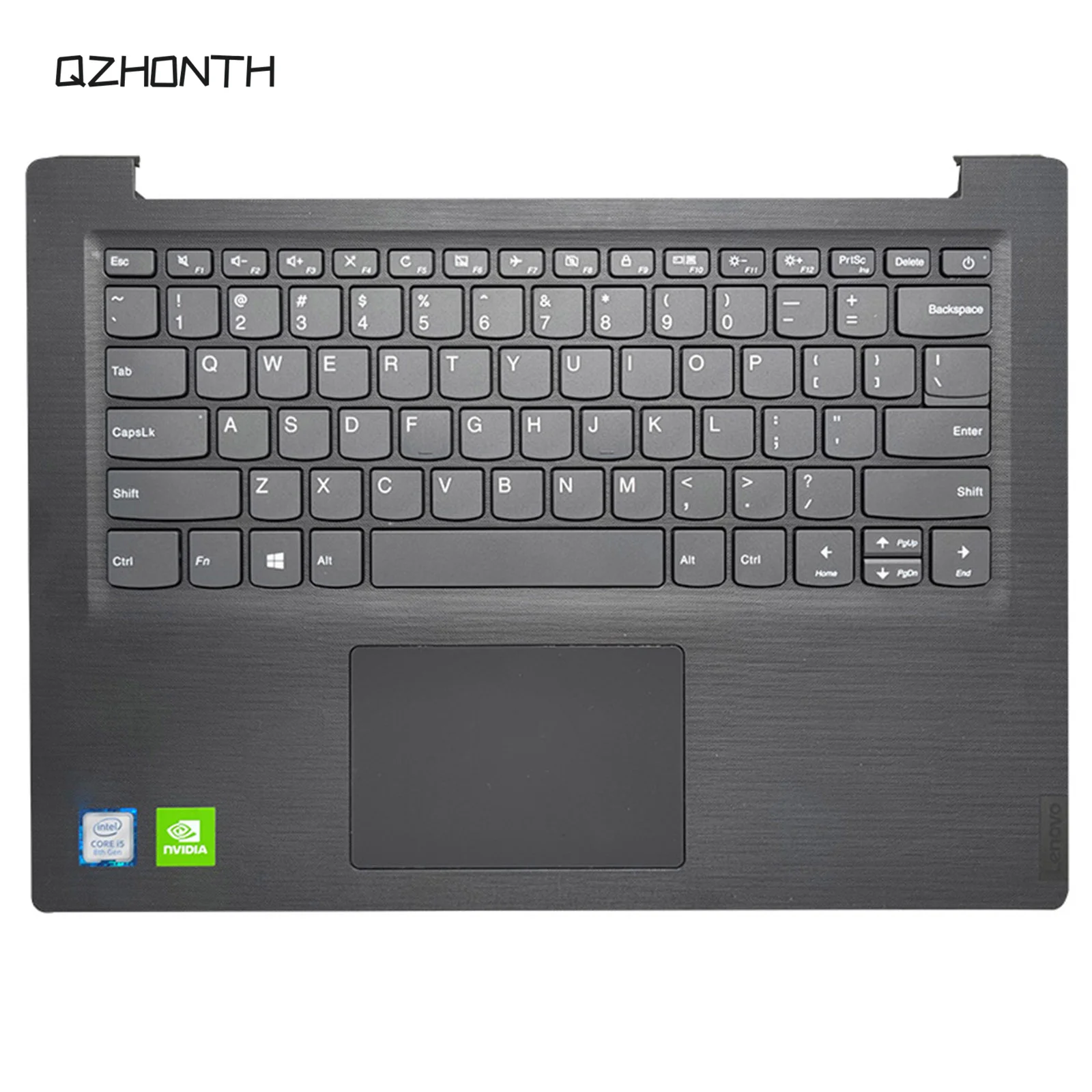 

New For Lenovo V14-IIL V14-IGM V14-IKB V14-14 Palmrest Upper Case w/ Keyboard Touchpad (2019 Year Version) Gray