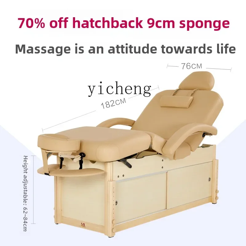 

Zz beauty salon massage bed beauty bed with storage massage wooden special beauty bed