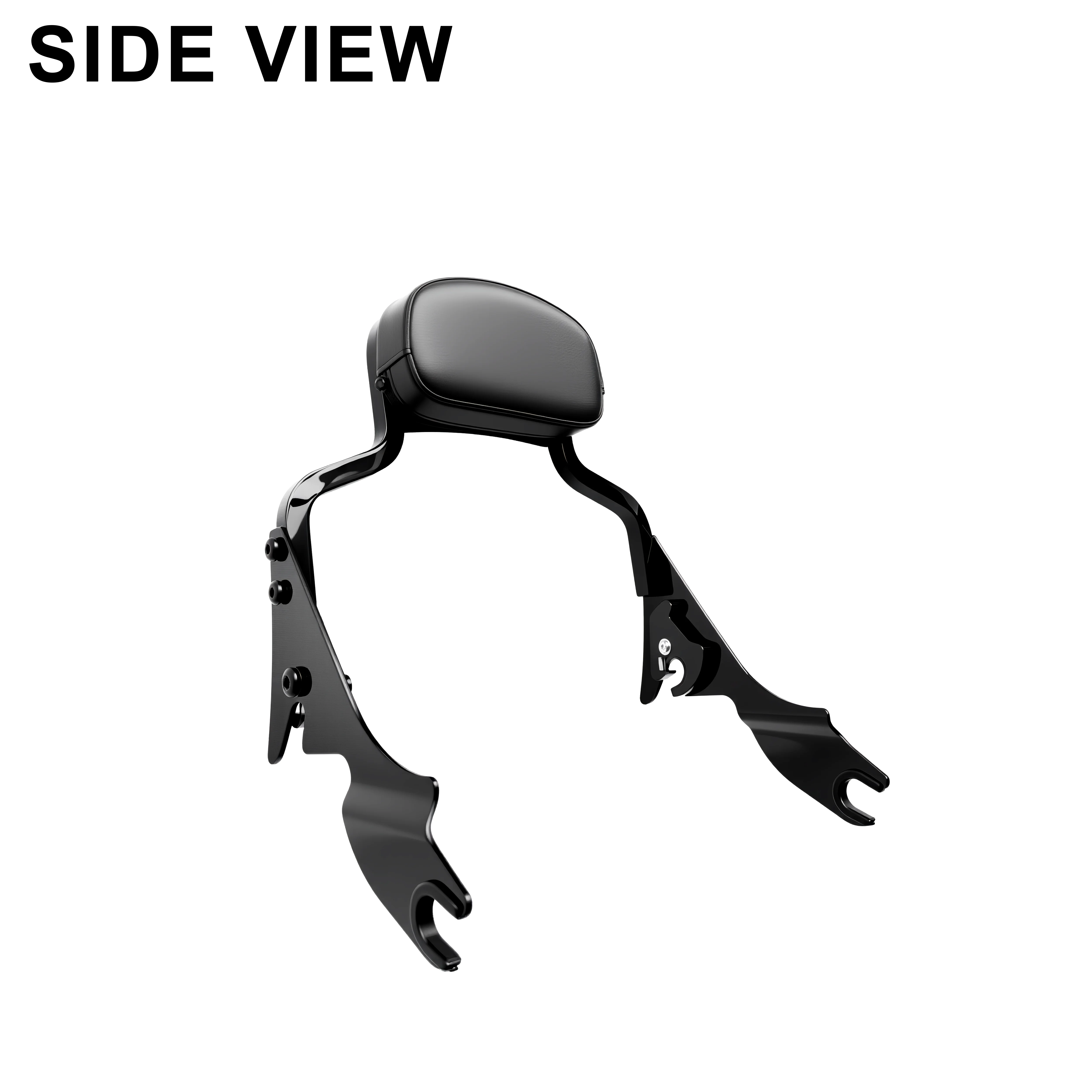 Quick Release Club Style Mini Low Profile Sissy Bar Backrest for Harley Touring Street Glide Road Glide Road King Models 09-2026 view 4