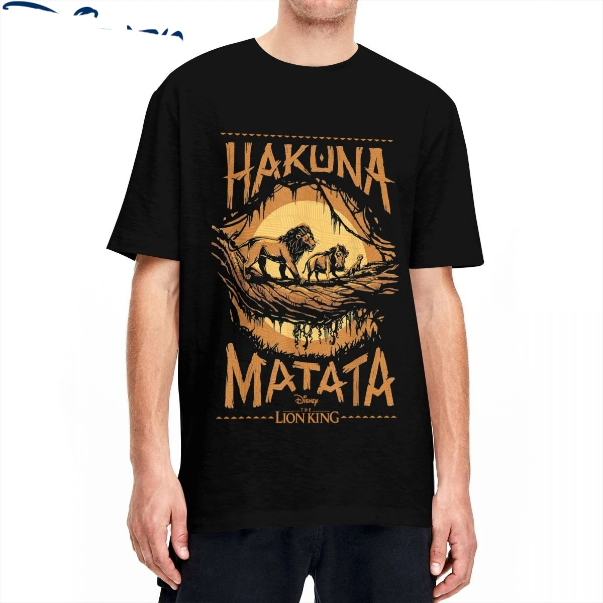 The Lion King T Shirt Men Women Cotton Fun T-Shirt O Neck Live Action Hakuna Matata Sunset Tee Shirt Short Sleeve Clothes