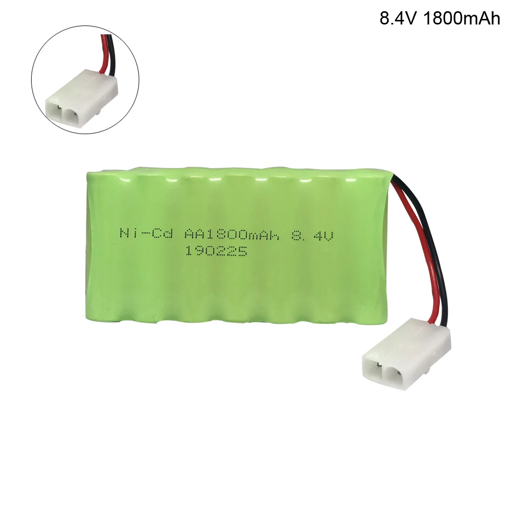 8.4v 1800mah AA NI-MH Batteria ricaricabile per i giocattoli Elettrici RC auto nave robot 8.4 V ad alta capacità nimh batteria L6.2-2P spina