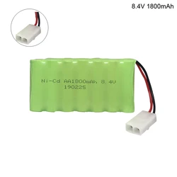 8.4v 1800mah AA NI-MH Batteria ricaricabile per i giocattoli Elettrici RC auto nave robot 8.4 V ad alta capacità nimh batteria L6.2-2P spina