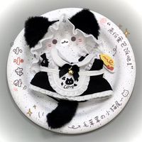 Cat Little Maid 10cm doll clothes cotton doll cute princess dress replacement normal body labubu wearable