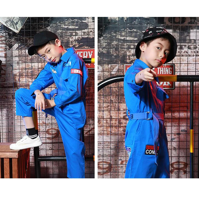 Girls Jazz Modern Dancing Costumes Clothing Suits Kids Children's Hip Hop Dance wear Outfits Stage Costumes Coverall Clothes