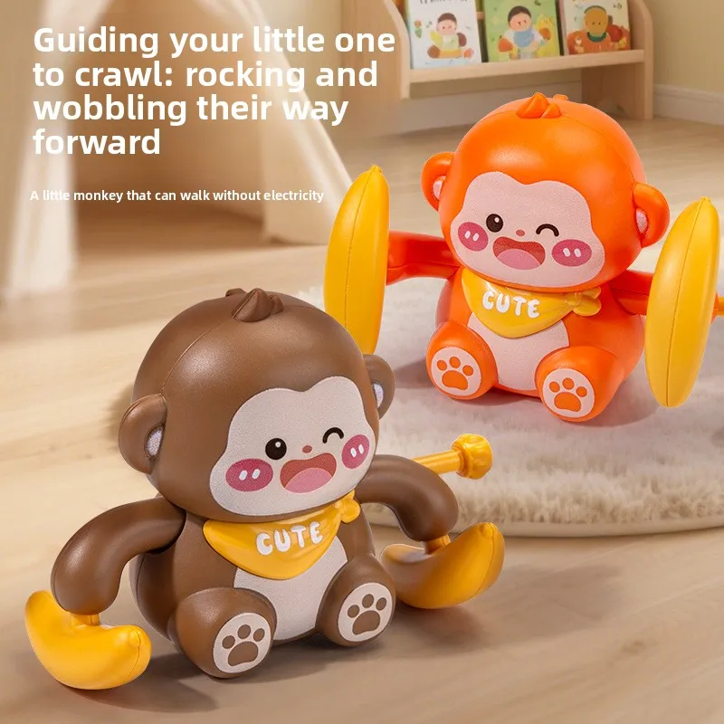 Children's Tumbling Monkey Toys, Little Monkey Babies That Do Somersaults Crawling Up