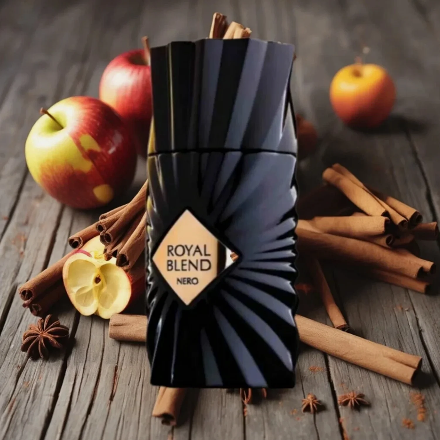 French Avenue Royal Blend nero Fragrance World 3.4FL OZ Eau de Parfum Spray men perfume Long Lasting Fresh Fragrance for Men