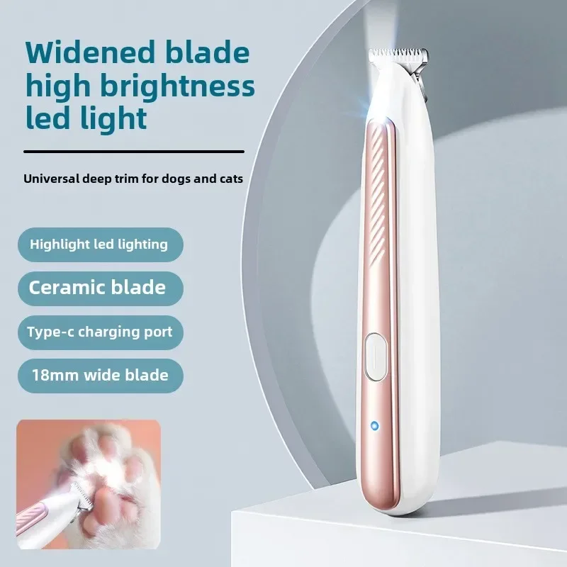 

Smart Waterproof Pet Hair Shaver Dog Foot Shaver Cat Hair Removal Electric Clipper Local Trimmer Animal Hair Trimmer Dog brush