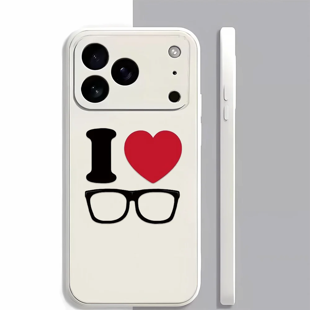 

Модный чехол для телефона с дизайном очков для iPhone 17 Pro Max/17 Pro/17/16/15/14/13/12/11/Pro/Plus – Эстетичный подарок для друга