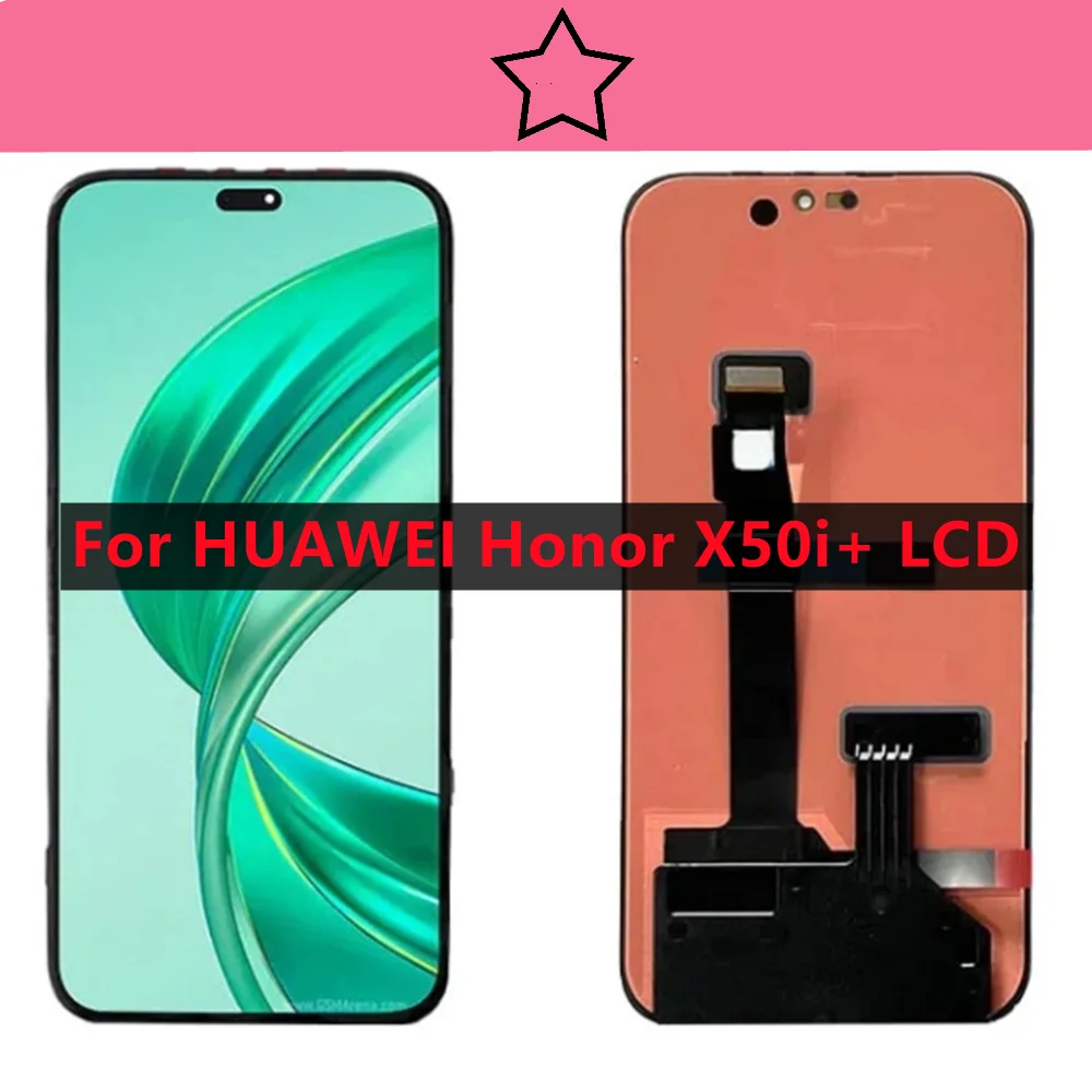 

100% протестированный AMOLED для Huawei Honor X8b, ЖК-дисплей, сенсорный экран, дигитайзер для Honor X50i + LLY-LX1 LCDDisplay, замена дисплея