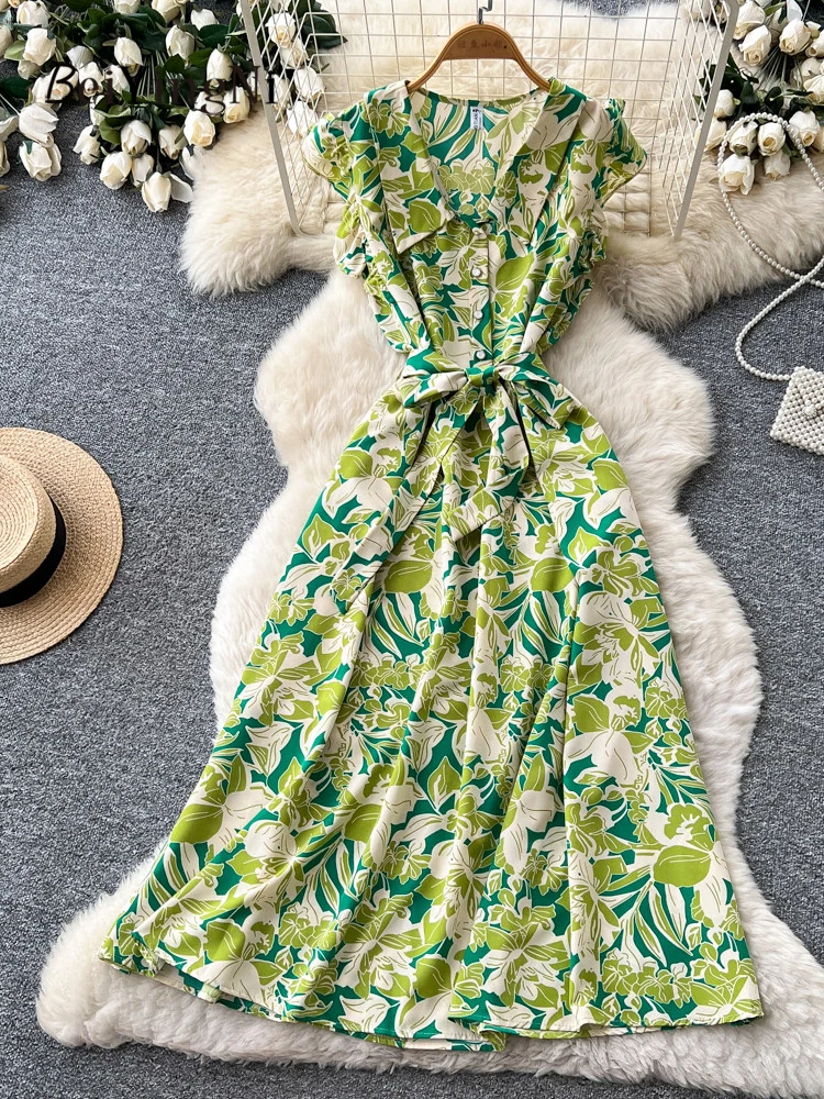 classy casual dresses Summer Casual Women's Wear Casual Tops Summer Elegant Women Casual Solid Short Sleeve Slim Lace Mini Sleeve Length Beiyingni Romance Retro Printed Women