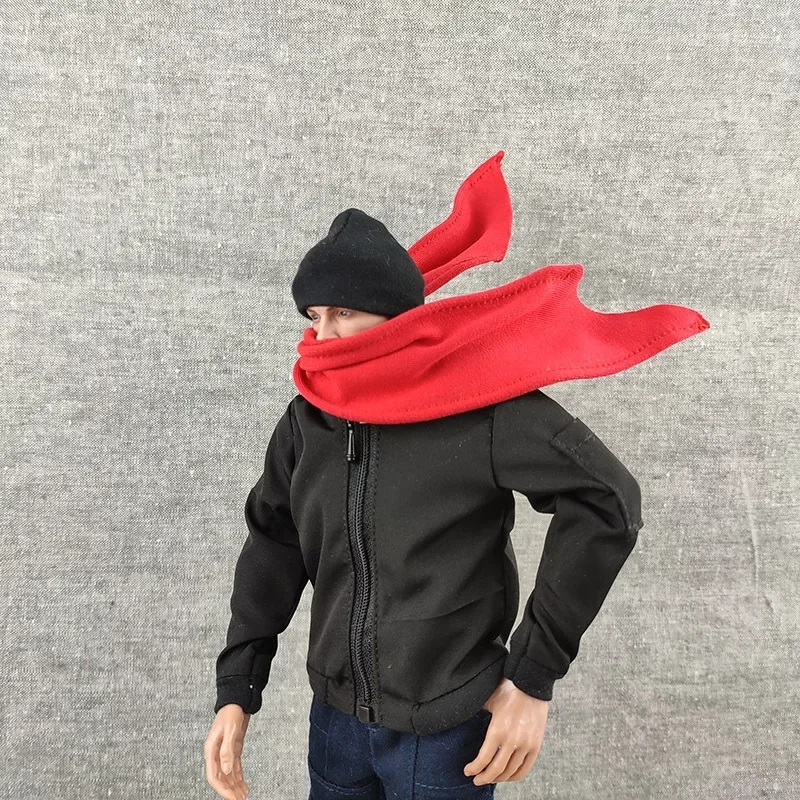

1/6 1/12 Scale Soldier Trendy Scarf Multicolor Neckerchief Make Shapes Clothes Model for Action Toy Figure Body Accessory