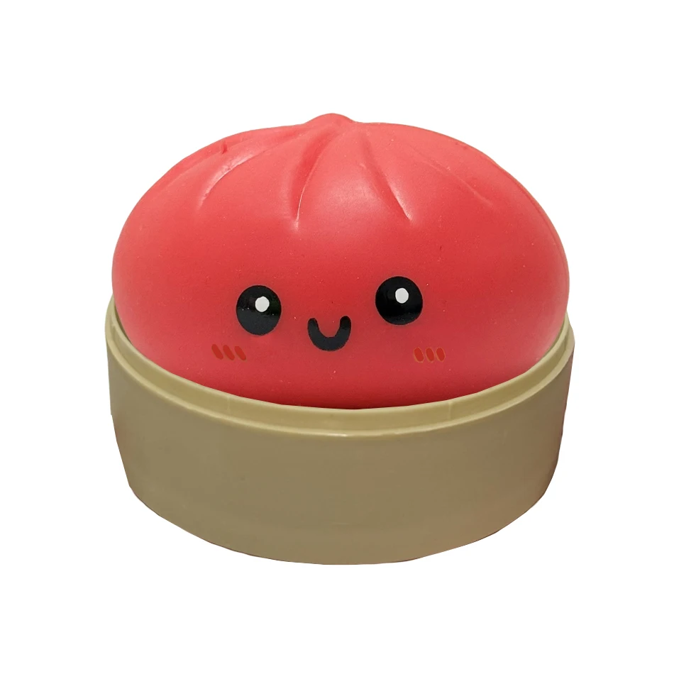 11 Stijlen Realistische Reuze Dumpling Knijp Speelgoed Met Bamboe Stoommandje Zachte Deegbal Decompressie Fidget Speelgoed Grappig Creatief Cadeau