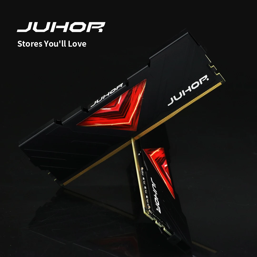 JUHOR Desktop Memoria Rams DDR4 8GB 16GB 32GB 2666MHz 3200MHz 3600MHz Ram  DIMM Gaming Dual Channel Memory Ram