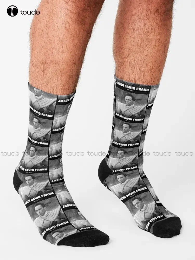 R.I.P Jason David Frank R-I-P J-A-S-O-N D-A-V-I-D F-R-A-N-K Merch Socks Cotton Socks For Women 360° Digital Print Custom Gift