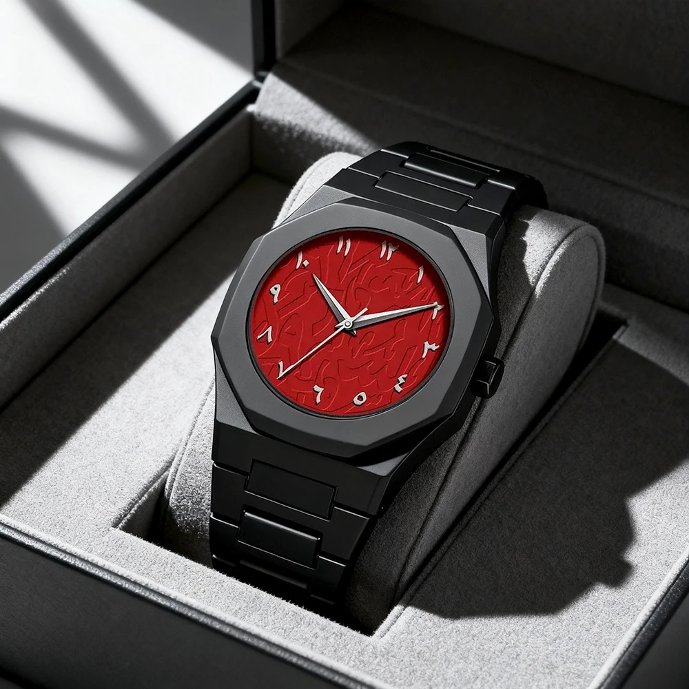 Fashion Men's Watch Men's Business Watch is perfect for business, leisure and formal activities - perfect gift for Eid, Father's