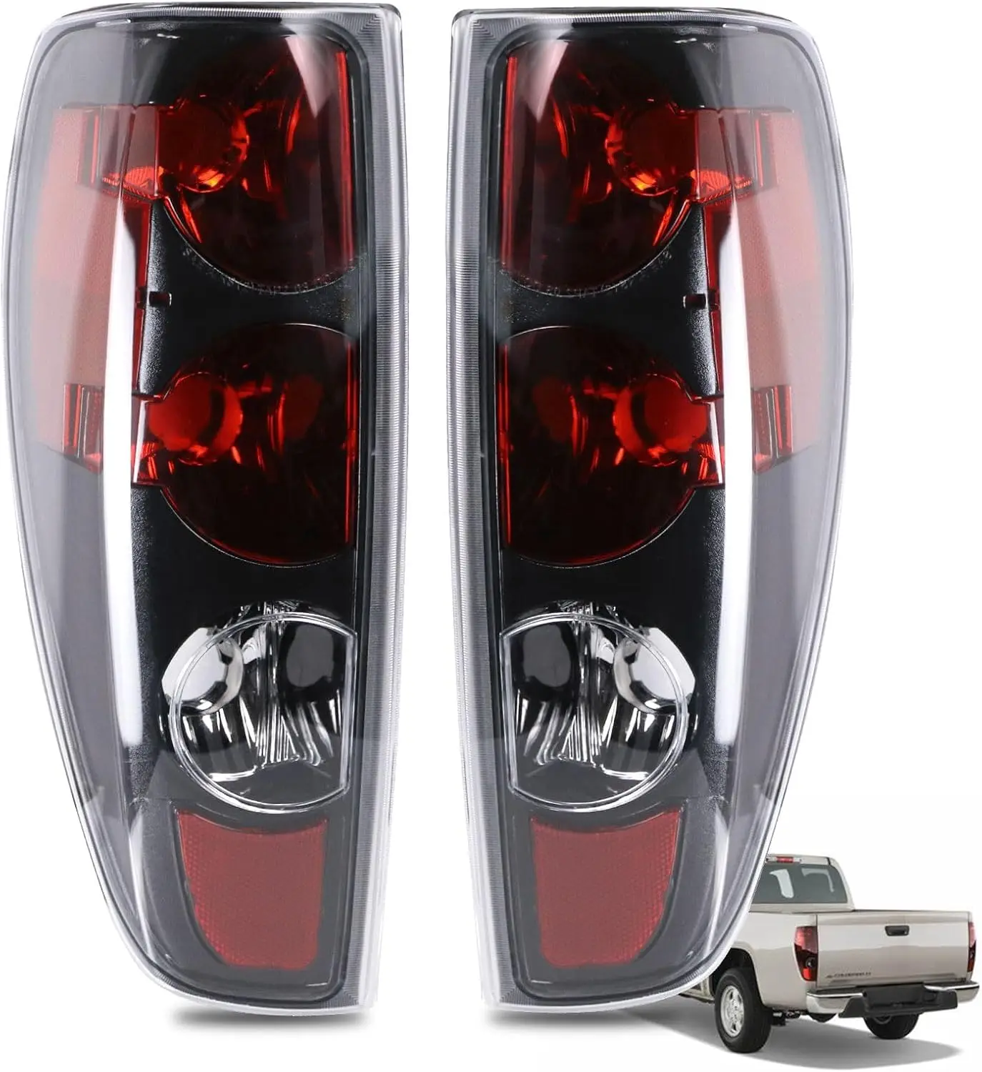 

Задние фонари для Chevy Colorado GMC Canyon 2004-2012 гг., прозрачные линзы, пара, без лампочки