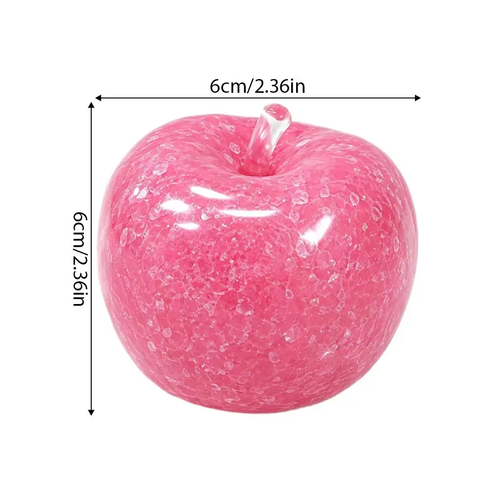 Eisiger Slush Apfel Squishy Spielzeug Glitzer Flüssigsand Stressabbau Langsam aufsteigendes Fidget-Sensorik-Spielzeug Schreibtischdeko Geschenk 3 Farben Slushy Textur – Detail 12