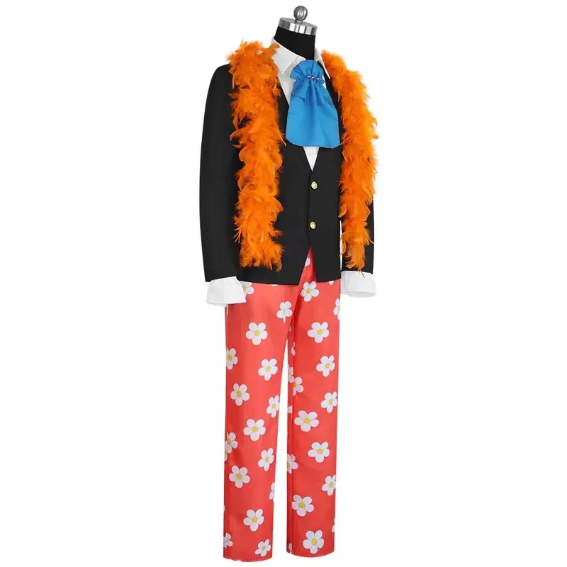 Costume One Piece Brooke COS Costume cosplay per spettacoli di feste annuali di Halloween abbigliamento da uomo @ 0Z *