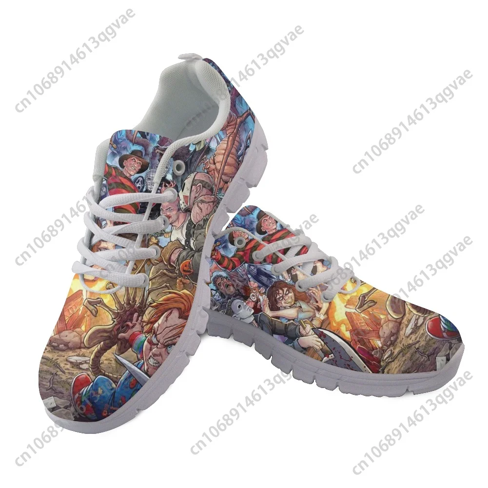 Hot Horror Movie Character Collection scarpe sportive uomo donna adolescente bambini bambini Sneakers personalizzate scarpe da coppia di alta qualità