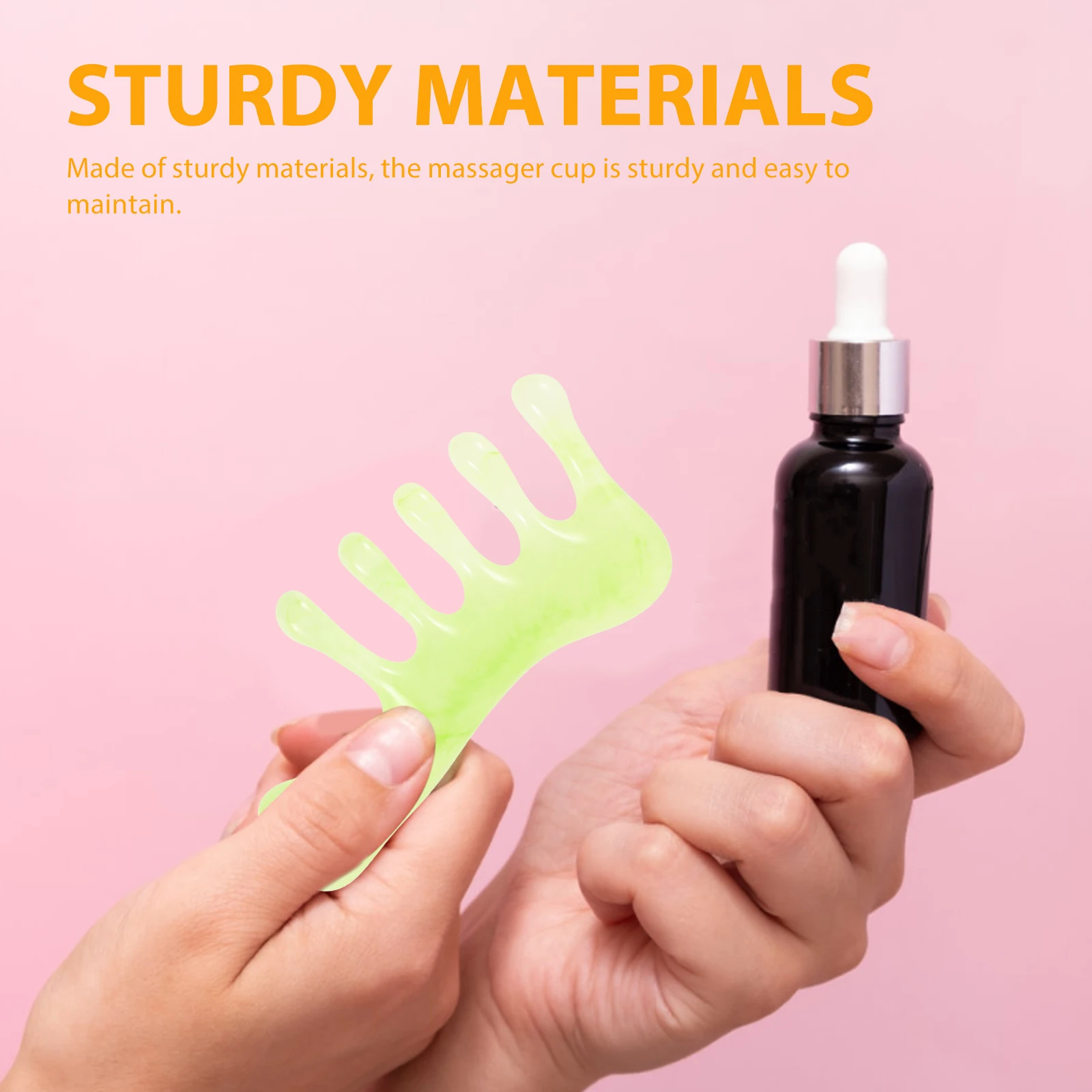 Picture 3: Honeycomb Wax Scalp Massager Comb Resin Portable Full Body Gua Sha Scraping Tool For Hair Massage