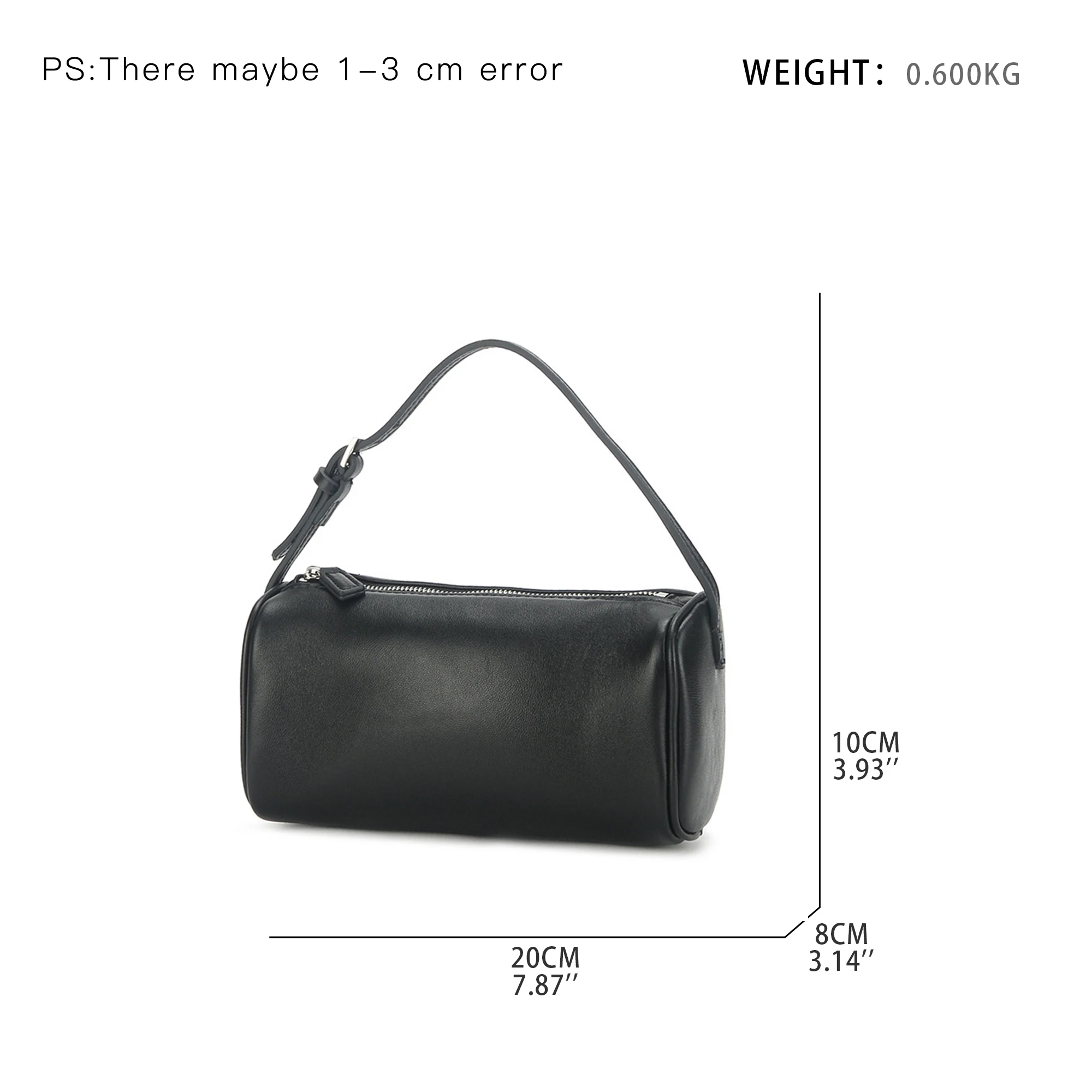 CKKUI Vintage Elegant Genuine Leather Solid Color High Quality Mini Handbag Casual Commute Outdoor Dating Women's Small Purse